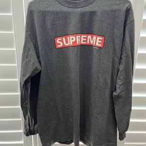 Supreme Powell Peralta large gray long sleeve T-shirt